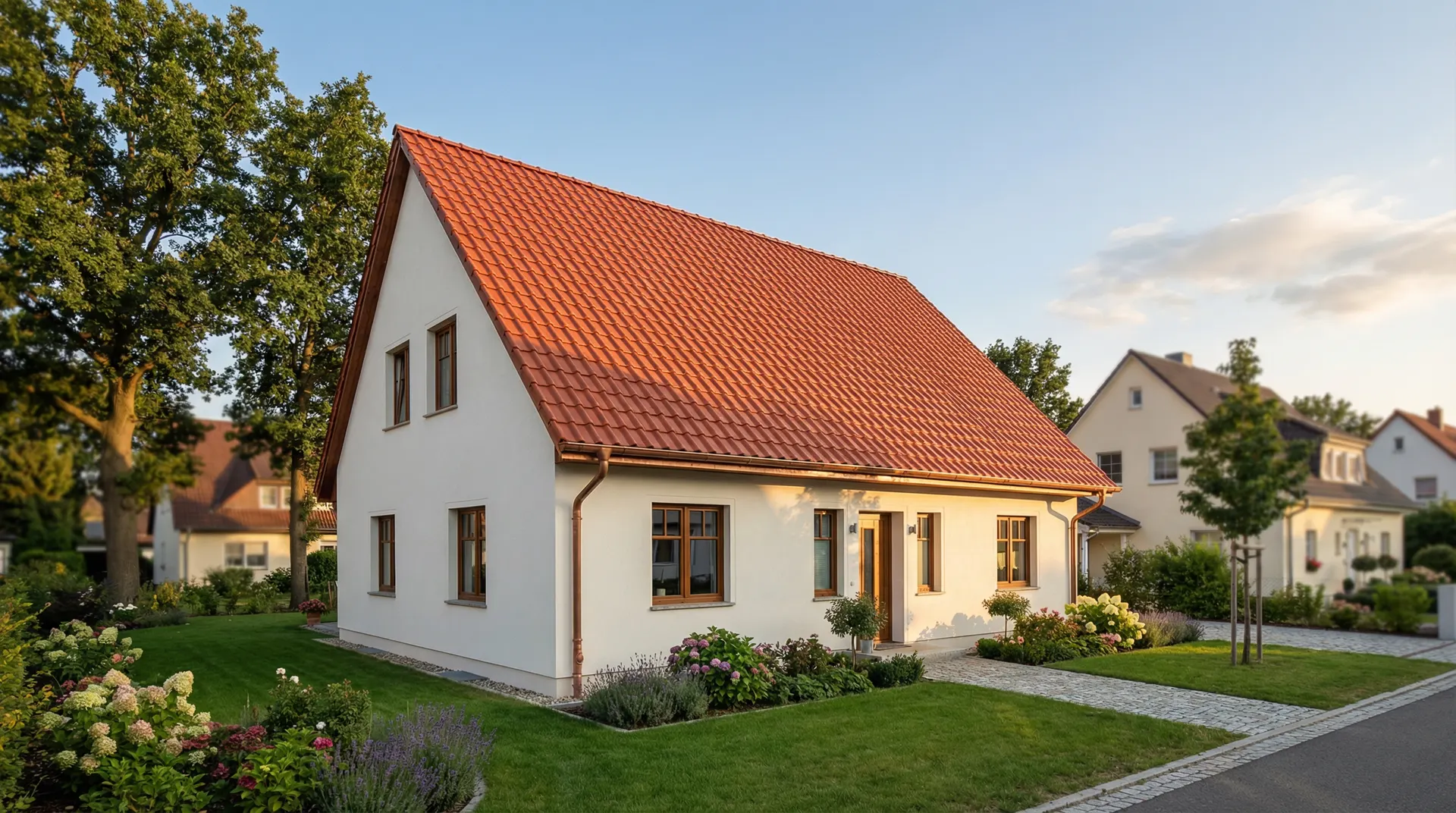Fertig beschichtetes Dach in Stahnsdorf