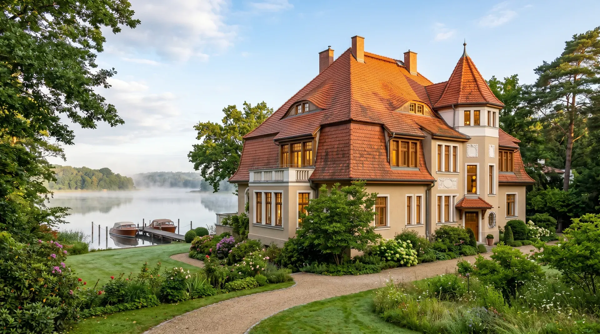 Professionell beschichtete Seenähe-Villa in Wannsee Berlin