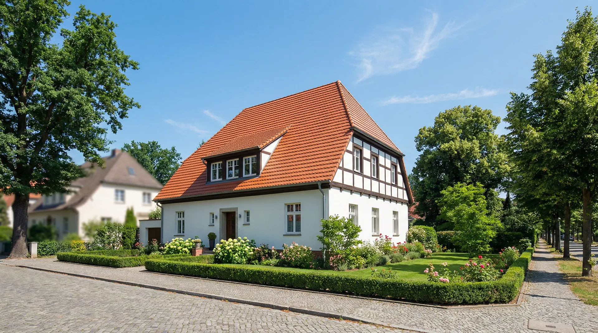 Sauberes Dach nach Reinigung in Hermsdorf Berlin